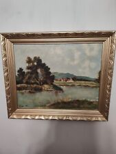 mid century landscape art for sale  Pooler