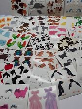  Sandylion, Fuzzy, Fabric 15 Scraps 90s Sticker Pack, Collection Sticker Album  for sale  Shipping to South Africa
