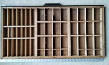 Vintage Hamilton Printers Drawer / Letterpress Type Set Tray  Shadow Box , used for sale  Shipping to South Africa