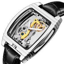 Relógio masculino SHENHUA luxo automático mecânico transparente esqueleto ponte relógio, usado comprar usado  Enviando para Brazil