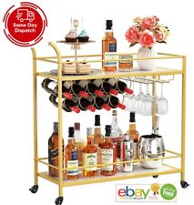 Gold drinks trolley for sale  LOUGHBOROUGH