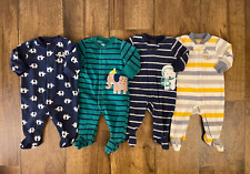 Lote de roupas de pijama Carters bebê menino 3 meses pés roupa de dormir comprar usado  Enviando para Brazil