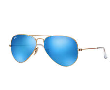 Óculos de sol Ray Ban aviador - LENTE azul flash/espelhada; tamanho 58mm - padrão comprar usado  Enviando para Brazil