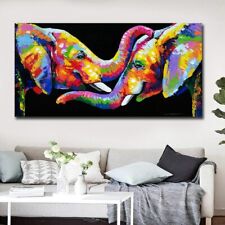Usado, Pintura Abstracta Elefante Lona Lona Pared Arte Decoración del hogar carteles e impresión de arte segunda mano  Embacar hacia Spain