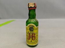 Botella de licor de avión de vidrio verde vacío whisky escocés vintage década de 1950 J&B segunda mano  Embacar hacia Argentina
