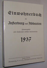 Einwohnerbuch insterburg 1937 gebraucht kaufen  , Ergolding