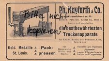Frankfurt werbung 1908 gebraucht kaufen  Leipzig