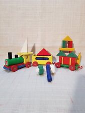 Eisenbahn holz kinderspielzeug gebraucht kaufen  Deutschland