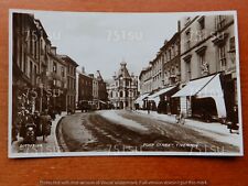 Fore Street, TIVERTON, Devon RPPC. Lipton's, Council Offices, Pram, Bicycle for sale  Shipping to South Africa