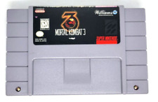 Cartucho de jogo Mortal Kombat 3 Super Nintendo SNES anos 90 somente 1995 testado funcionando comprar usado  Enviando para Brazil