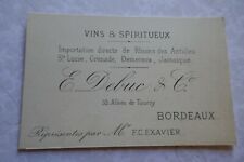 .debuc carte visite d'occasion  Biganos