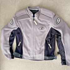 Chaqueta de Motocicleta Joe Rocket para Hombre XL Blindada Balística Gris Negra Touring, usado segunda mano  Embacar hacia Mexico