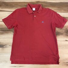 Camisa polo masculina Brooks Brothers média ajuste original tijolo vermelho pique manga curta comprar usado  Enviando para Brazil
