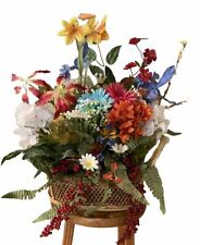 plant basket wicker silk for sale  Casa Grande