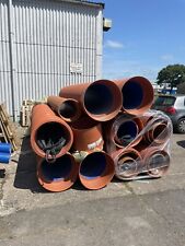 Used, 600mm Twin Wall plastic Drainage Pipe duct twinwall water culvert drain 2ft 24” for sale  CARLISLE