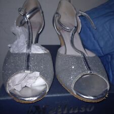 sandali argento usato  Settimo Torinese