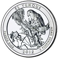 P El Yunque 2012 cuarto NP. Rollo de la serie ATB sin circular de EE. UU. como nuevo. segunda mano  Embacar hacia Argentina