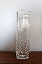 Iittala Finland Kuusi Glass Vase Clear Jorma Vennola 18 cm 7" Tall Scandinavian, käytetty myynnissä  Leverans till Finland