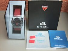 Breil Ducati Gents relógio cronógrafo - pulseira vermelha nova bateria na caixa original comprar usado  Enviando para Brazil