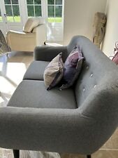 Grey small sofa for sale  DIDCOT