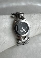 Vintage DOLCE & GABBANA Relógio Feminino Todo Aço Inoxidável Resistente à Água D&G comprar usado  Enviando para Brazil