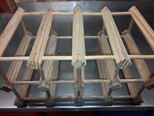 WOODEN WINE RACK VINTAGE WELL MADE . for sale  Shipping to South Africa