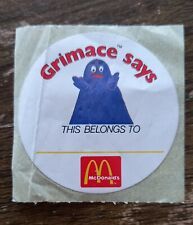 Donalds grimace sticker for sale  Ireland