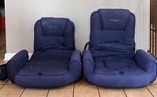 Lot Of 2 West Marine Folding Backpack Marine Boat Seats Blue for sale  Shipping to South Africa