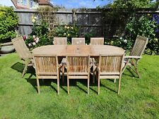 teak garden furniture for sale  EPSOM
