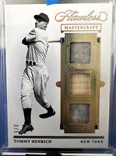 2021 Flawless TOMMY HENRICH /5 Bat Patch Game Worn / Used MasterCraft NY Yankees for sale  Shipping to South Africa