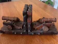 wooden canon bookends for sale  Gonzales