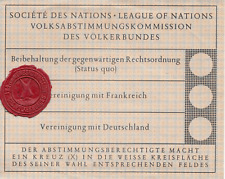 Saar abstimmung 1935 gebraucht kaufen  Saarbrücken