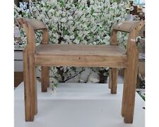 Taburete de asiento de colección banco de madera con reposabrazos parans taburete rústico mostrador bajo taburete segunda mano  Embacar hacia Argentina