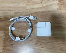 Adaptador de Alimentación de Pared USB Genuino Apple 12W Cargador Cable Lightning para iPad iPhone, usado segunda mano  Embacar hacia Argentina