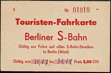 Berlin bahn touristen gebraucht kaufen  Berlin