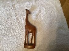 Vintage wooden giraffe for sale  BEXLEY