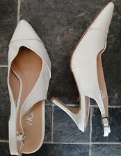 White stilletto shoes for sale  ABERGAVENNY