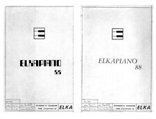 ELKA PIANO 88 Elkapiano 1st + 2nd ver. - Service Manual Schematic Diagram Schema segunda mano  Embacar hacia Argentina