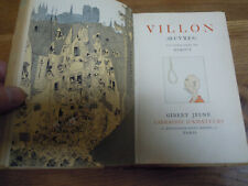 Livre villon oeuvres d'occasion  Paris XVIII