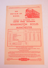 Railway handbill limited for sale  BANBURY