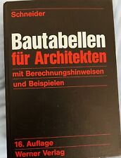 Bautabellen architekten neuauf gebraucht kaufen  Amelinghausen