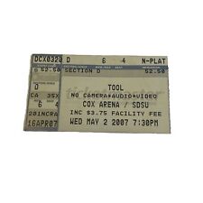 Tool concert ticket for sale  San Diego