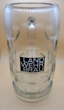 Caneca Stein Vintage LANDWEHR-BRÄU Covinhas Alemãs Pesadas 1 Litro Copo de Cerveja 8"🍺🇩🇪 comprar usado  Enviando para Brazil