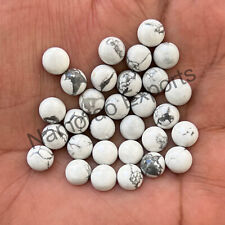 Lote de piedras preciosas sueltas cabujón blanco natural de 5 mm a 20 mm cabujón segunda mano  Embacar hacia Argentina