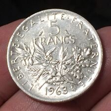 5 franchi argento francia 1963 usato  San Bonifacio