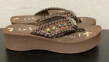 thong crystals sandals for sale  San Angelo