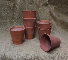Small Antique Terrracotta Pots Vintage Miniature Clay Plant Pots Planters for sale  Shipping to South Africa