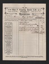 Berlin rechnung 1904 gebraucht kaufen  Leipzig