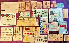 DECALS ONLY for Model Aircraft Kits 1:32 1:72 Multi Listings *COMPLETE & UNUSED* for sale  OXFORD