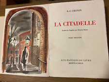 Cronin citadelle editions d'occasion  Mornac-sur-Seudre